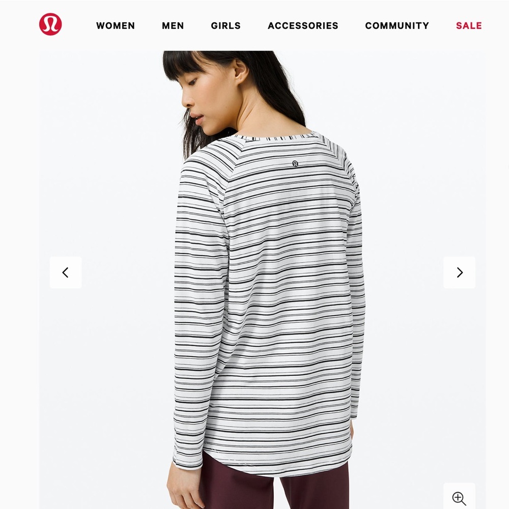 Lululemon Striped Emerald Long Sleeve - Picture 9 of 9